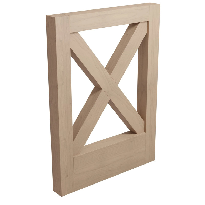Trimmable Island End Panel - Species:Alder - Size:3" x 25" x 34-1/2"